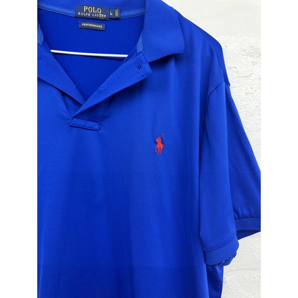 Polo Ralph Lauren performance Mens Classic Fit Short Sleeve Polo Shirt Royal Blu